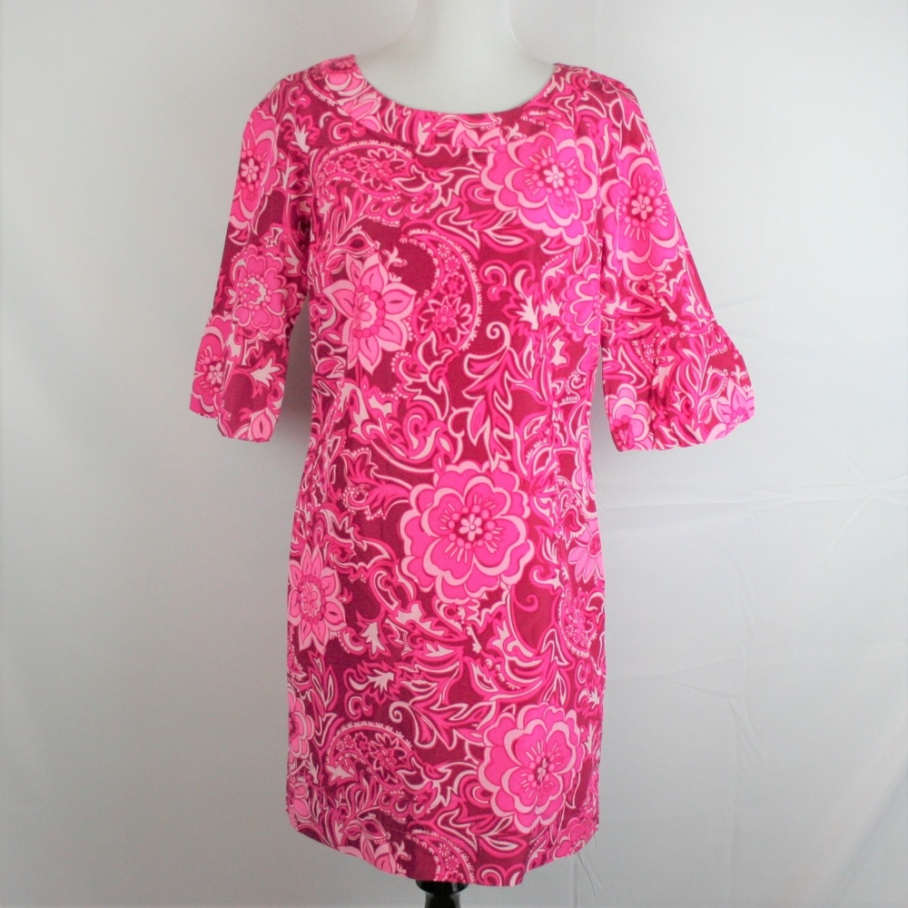 Lilly Pulitzer Carlile Silk Blend Bell Sleeve